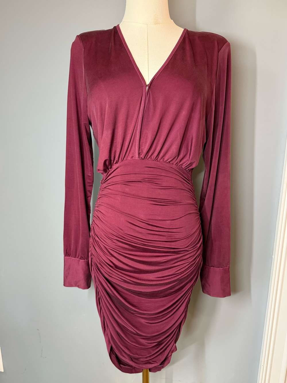 NWOT Young Fabulous & Broke Dante Ruched Dress - Small